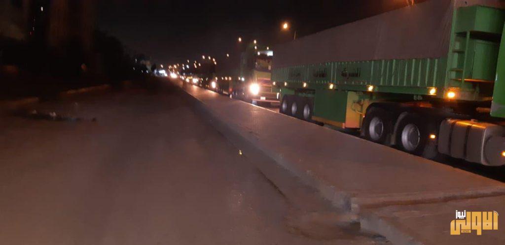 بالصور .. إستمرار عمل اسطول النقل البري رغم قرارات حظر التجوال 12 2FC41835 934A 4248 88DA 23A631E5932F