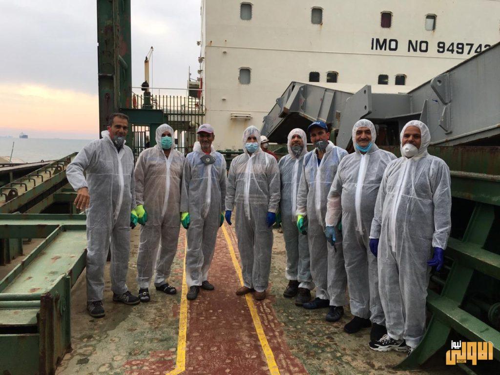 بالصور..النقل : قسم الوكالات البحرية تواصل أستقبال البواخر المحملة بالمواد الغذائية والادوية 8 4F4978FD 141C 46B3 A78A C834F6333251