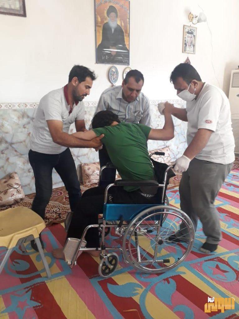 بالصور.. توزيع سلات غذائية وكراسي لذوي الأحتياجات الخاصة في منطقة سبع قصور ببغداد 6 58D8F014 7305 4859 A7F2 60646E2455DE