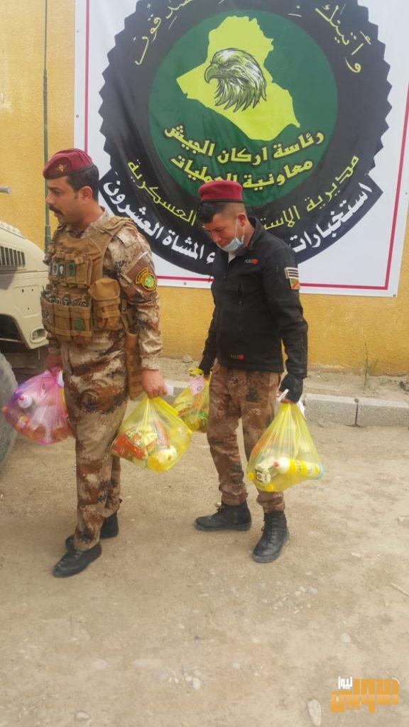 بالصور .. مباشرة الأستخبارات العسكرية بتوزيع اكثر من ١٢٠ سلة غذائية في جلولاء 22 C1A5E163 57F1 439C A185 EE860D4CF6BB