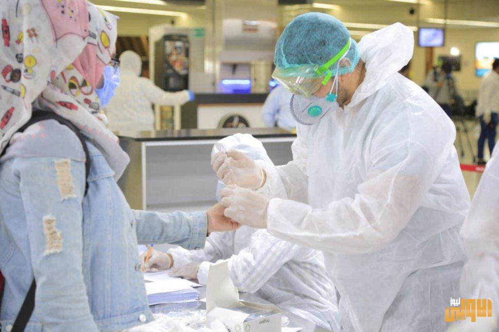 بالصور .. أدارة مطار بغداد تستقبل الوافدين بأجراء الفحوصات الآزمة لهم 12 0144978D 97C2 49EA 927C 1BE0DC8F5BE3