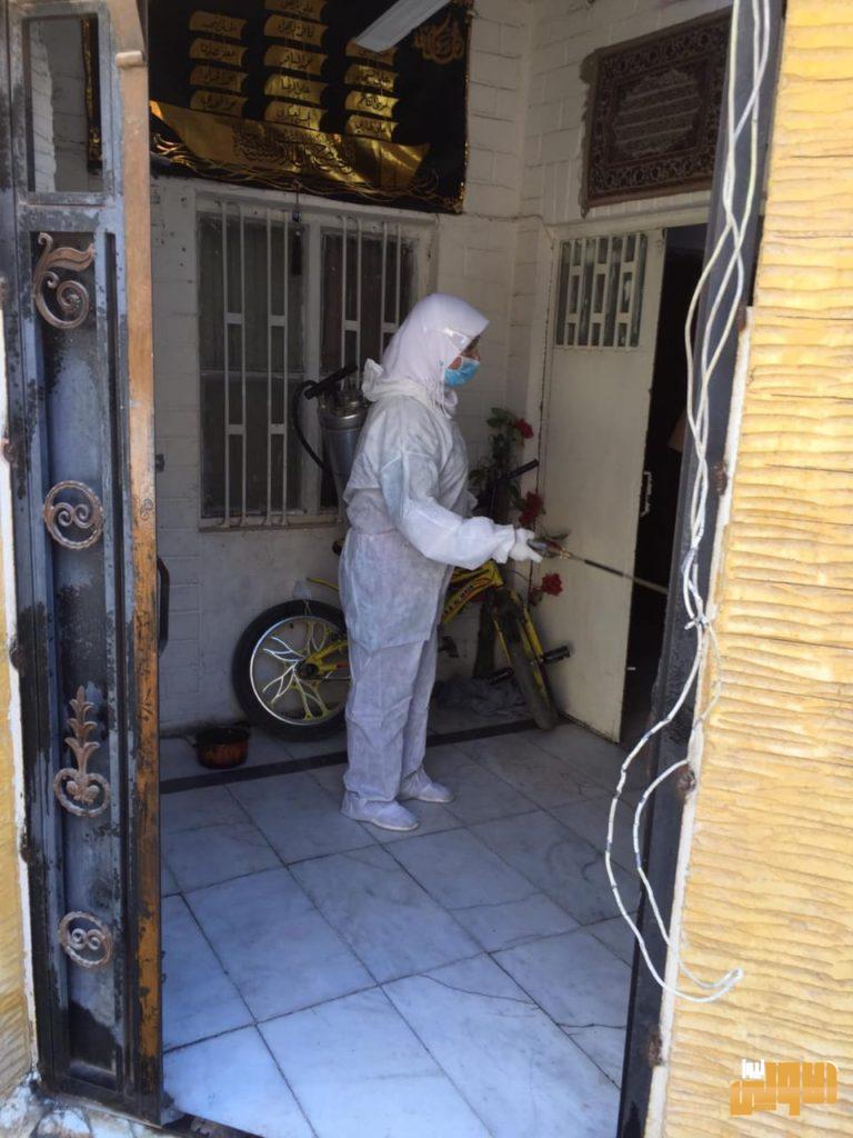 بالصور .. كادر التحري الطبي يقوم بتعفير وتطهير مناطق ملامسة المصابين في الكاظمية 27 1DC26517 B14B 440B B5FA DD31B4E418D0