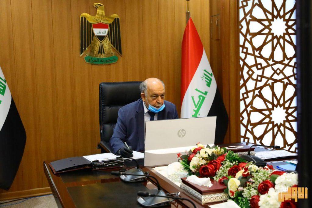 جلس الوزراء يعقد جلسته الاعتيادية برئاسة نائب رئيس مجلس الوزراء وزير النفط السيد ثامر الغضبان 12 1E84BD02 49B2 4B70 8896 4F9EA9D16113