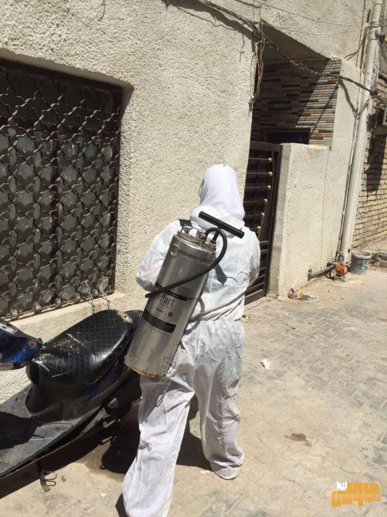 بالصور .. كادر التحري الطبي يقوم بتعفير وتطهير مناطق ملامسة المصابين في الكاظمية 22 40ACBD61 5813 487C 9483 0242CC331F3B