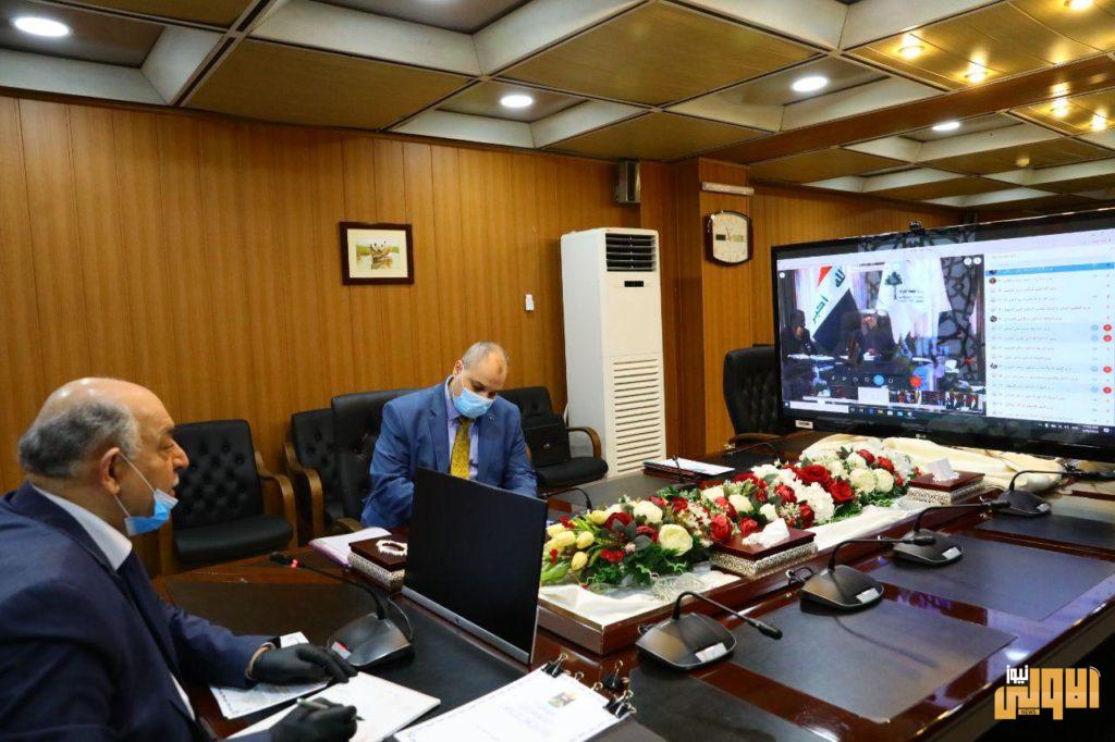 جلس الوزراء يعقد جلسته الاعتيادية برئاسة نائب رئيس مجلس الوزراء وزير النفط السيد ثامر الغضبان 13 71D355B9 C657 42A2 BB55 C6FE2A3733B6