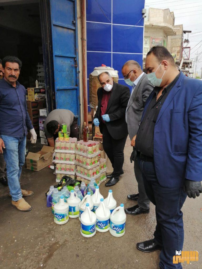 بالصور.. مصادرة كميات من المواد الغذائية ومواد التنظيف منتهية الصلاحية في محافظتي الديوانية وميسان 7 76AC6B59 5873 4E8F 953B 6CC8652E2855