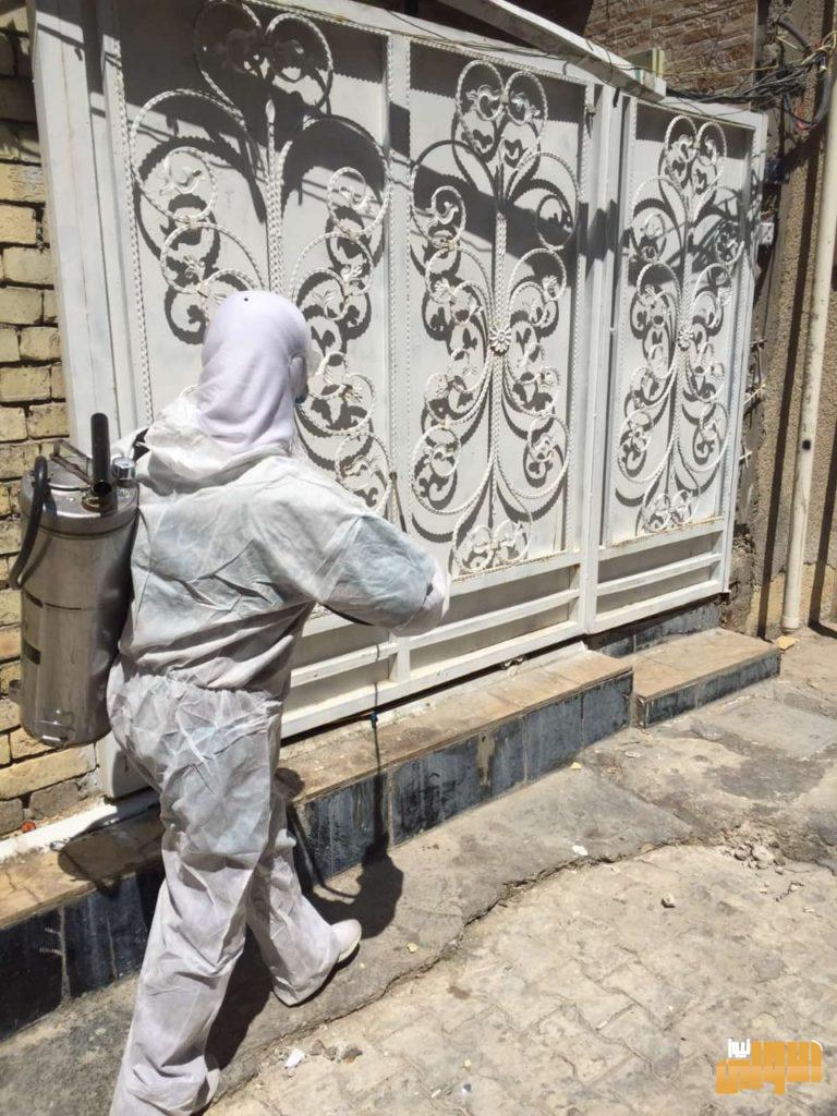 بالصور .. كادر التحري الطبي يقوم بتعفير وتطهير مناطق ملامسة المصابين في الكاظمية 21 781EF3BA AD3F 47A1 AA2F ABDE5E219579