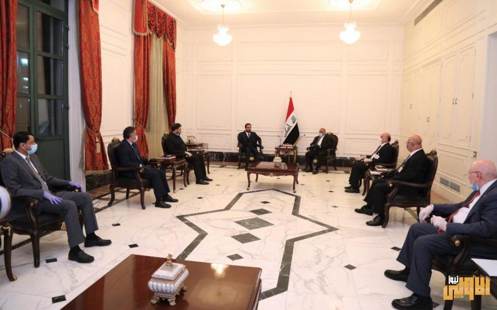 بالصور..اجتماع استثنائي بين رئاسة مجلس النواب والحكومة لبحث كيفية مواجهة كورونا 7 9840840D 995A 40EF B761 9EEAB1FF9907
