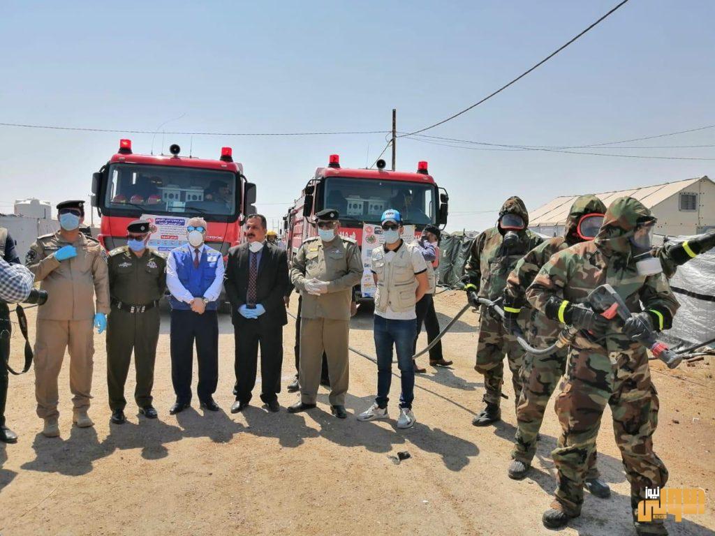 تنفيذ حملات توعية وتعفير في مخيمات النازحين في الرمادي 9 9AF0C281 EAE1 4B3E BDFF BE931ED584AF