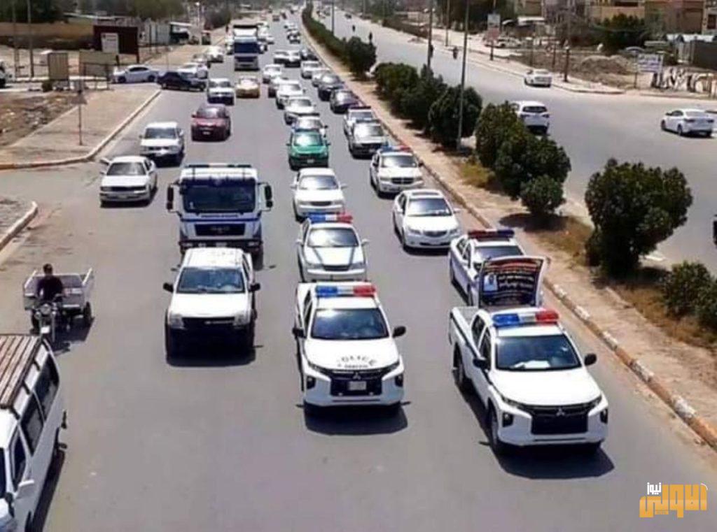 بالصور : مرور ذي قار تقيم تشييع رمزي لمفوض مرور توفي اثر إصابته بكورونا 10 F57DCE51 0277 4006 80C8 CA5A6339AD41