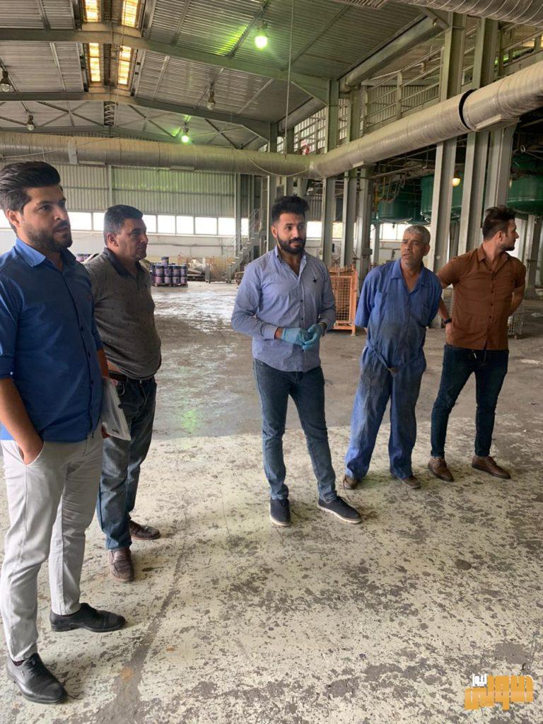 العمل توجِّـه لجنة تفتيشية بزيارة معامل الأصباغ والاطلاع تنفيذ قوانين حقوق العمال 15 IMG 20200429 WA0129