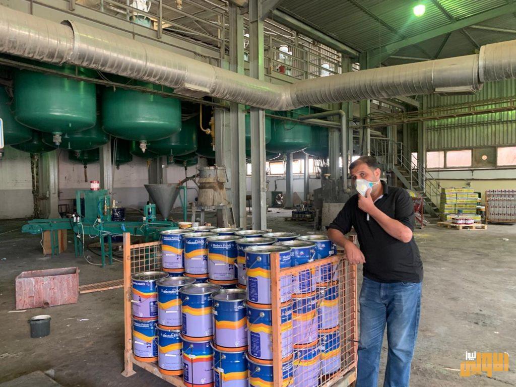 العمل توجِّـه لجنة تفتيشية بزيارة معامل الأصباغ والاطلاع تنفيذ قوانين حقوق العمال 13 IMG 20200429 WA0130