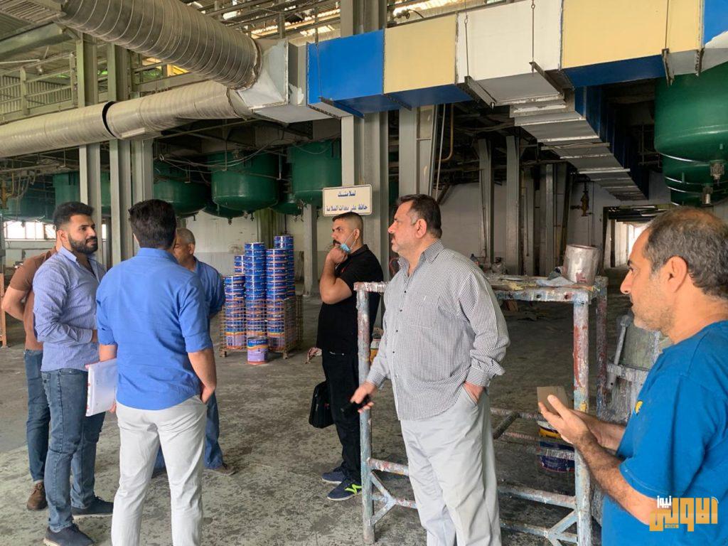 العمل توجِّـه لجنة تفتيشية بزيارة معامل الأصباغ والاطلاع تنفيذ قوانين حقوق العمال 14 IMG 20200429 WA0132
