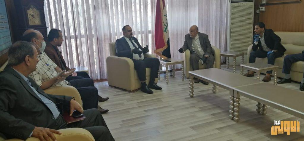 العمل تعقد اجتماعا مع ممثلي الاتحاد العام لنقابات العمال لمناقشة قرار ايقاف مشروع بسماية 8 IMG 20200505 WA0085