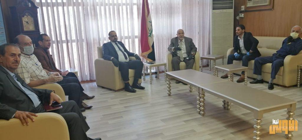 العمل تعقد اجتماعا مع ممثلي الاتحاد العام لنقابات العمال لمناقشة قرار ايقاف مشروع بسماية 9 IMG 20200505 WA0086