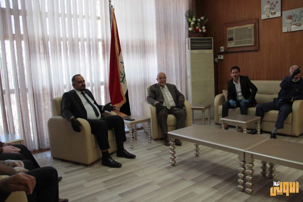 العمل تعقد اجتماعا مع ممثلي الاتحاد العام لنقابات العمال لمناقشة قرار ايقاف مشروع بسماية 10 IMG 20200505 WA0087