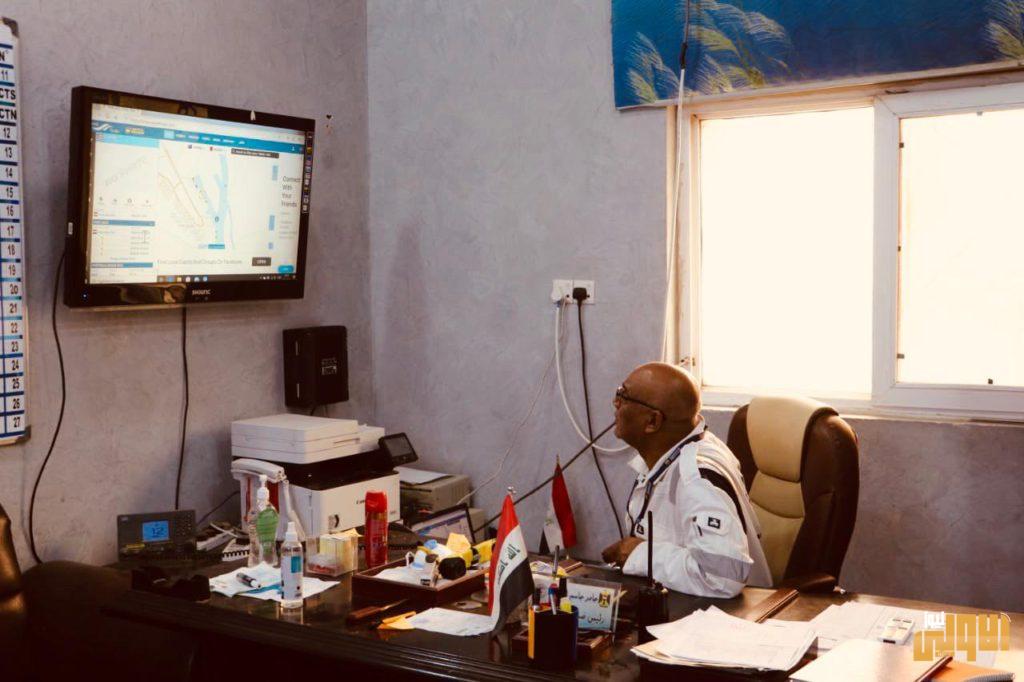 النقل تباشر بعمليات المسح البحري لتحديد موقع الغارق لانتشاله من تحت الماء 13 IMG 20200507 WA0058