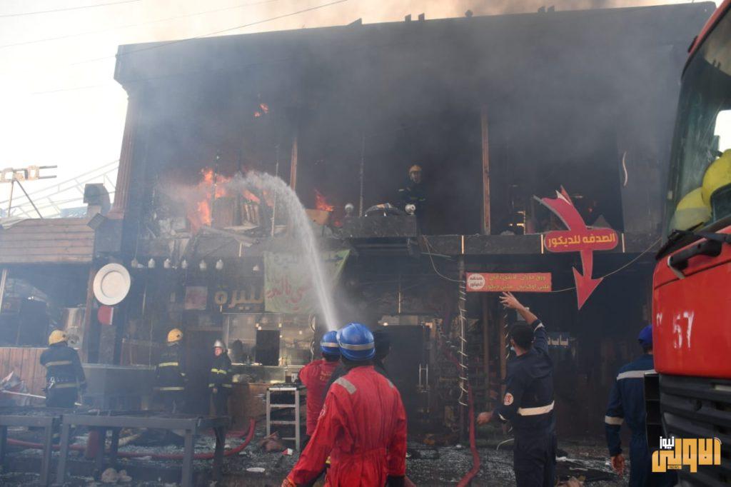 بلصور .. حريق مجمع فاين تايم شارع الضباط في الاعظمية 21 02DCD50A B6B0 47DA B7F7 355C31E8EB18