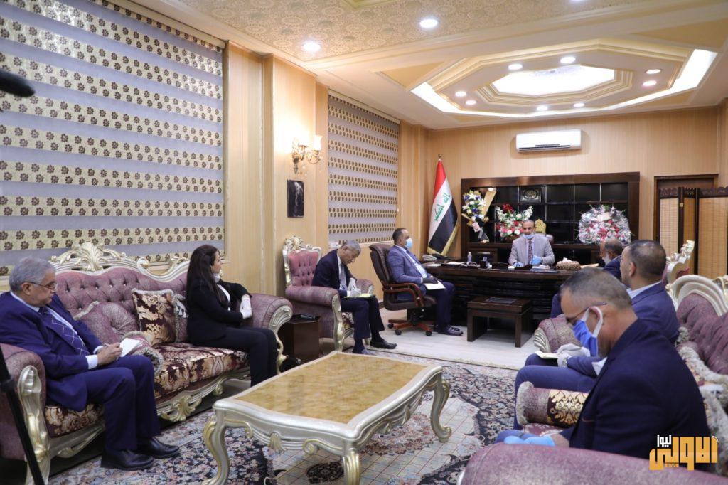 وزير العمل يعلن عزم الوزارة تنفيذ خطة تنمية موسعة بالتنسيق مع بعثة البنك الدولي في العراق 10 D72481A7 D918 4B38 8A3E 513B97583D71