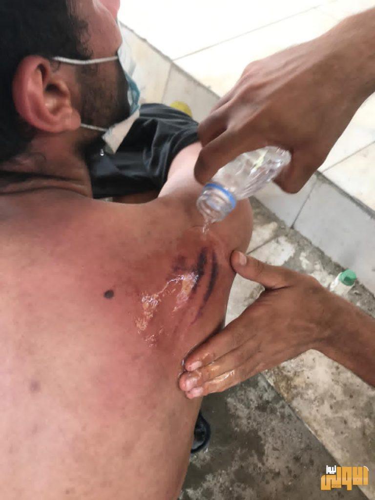 بالصورة.. القوات الأمنية تعتدي على المتظاهرين قرب الشيراتون بالبصرة 4 333C0746 FB1C 4556 AA43 114217CBA851