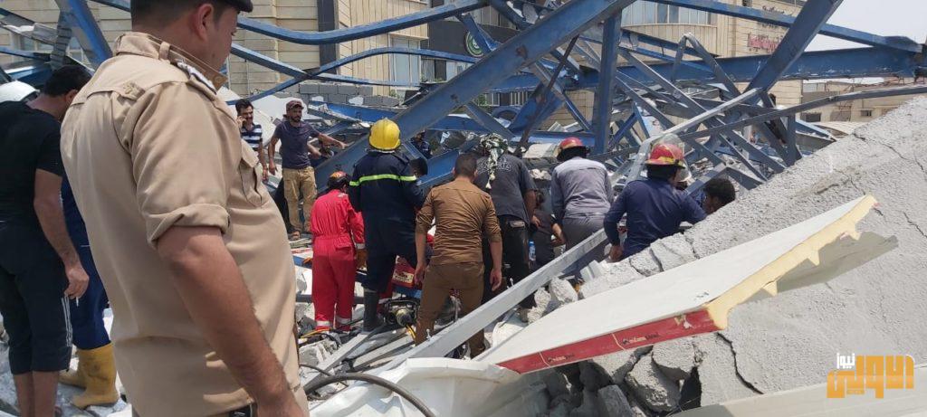 الدفاع المدني ينقذ 7 عمال وينتشل 3 جثث نتيجة انهيار مرفق رياضي في محافظة البصرة 12 8274A9F4 5136 486B 86D9 7B0309D31D60