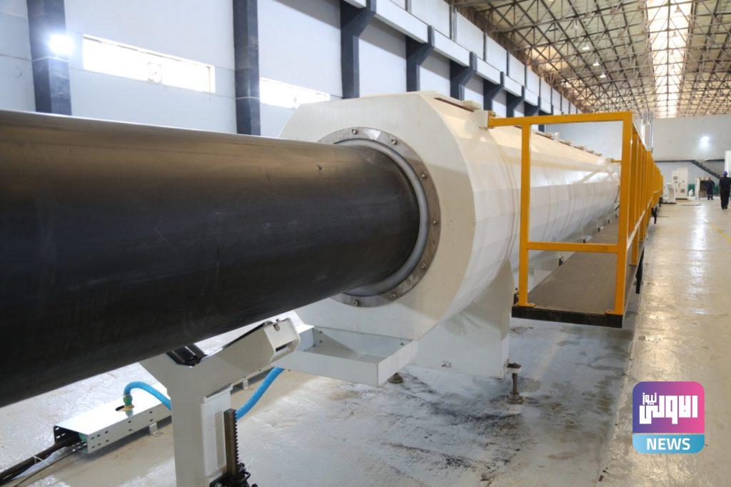 الصناعة والمعادن تفتتح خطوط جديدة لانتاج انابيب البولي اثيلين عالي الكثافة 26 A763A243 3C2D 478C 97A8 346104F5636B