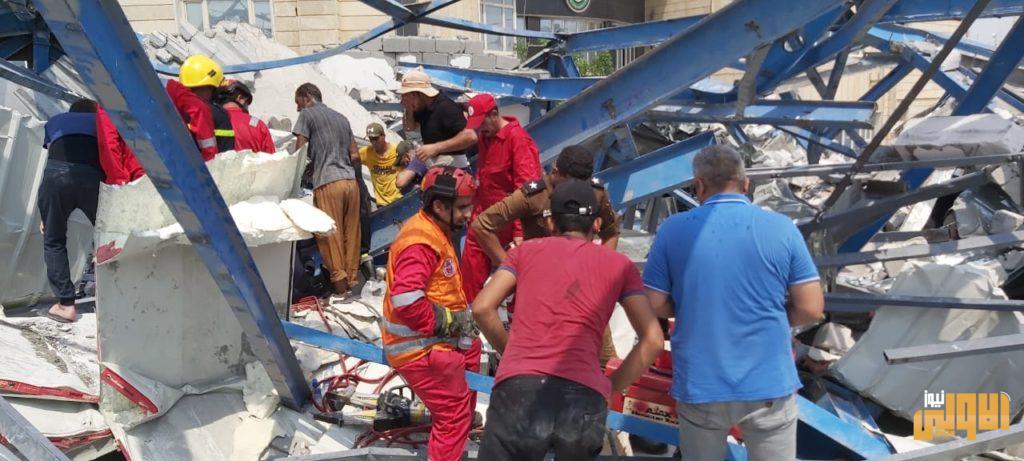 الدفاع المدني ينقذ 7 عمال وينتشل 3 جثث نتيجة انهيار مرفق رياضي في محافظة البصرة 14 CC2BFF42 8538 41F8 9CDF 5770AD42352E