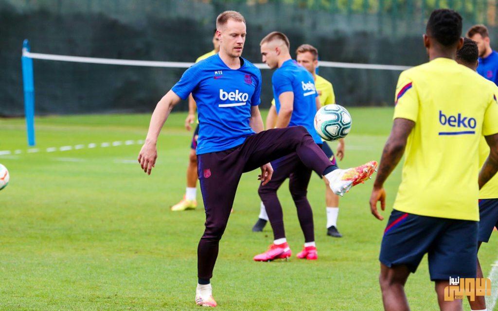 بعد ضياع اللقب.. غيابات في تدريبات برشلونة 10 EdIh30YXkAACJNy
