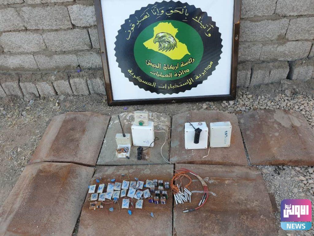 الفرقة الثامنة واستخباراتها يعثرون على كدس للعبوات ومواد تفجير في القائم 4 FB IMG 1595779326909