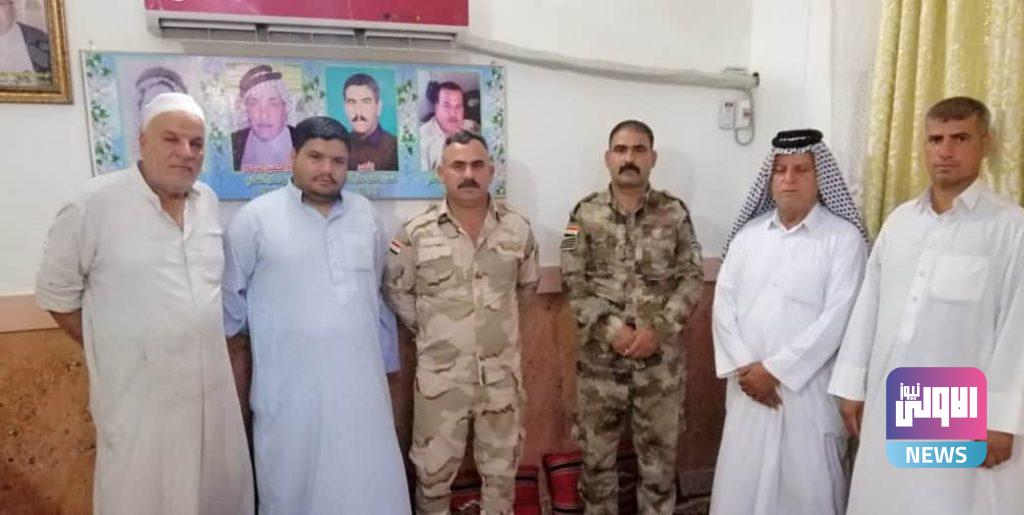 قيادة فرقة المشاة الالية الثامنة تستمر بزيارة جرحاها الابطال 4 FB IMG 1595861699267