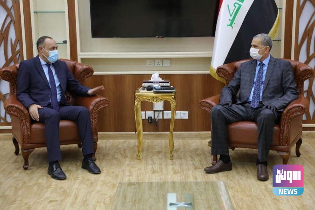 وزير الداخلية يلتقي رئيس شبكة الإعلام العراقي 4 FB IMG 1595864377278