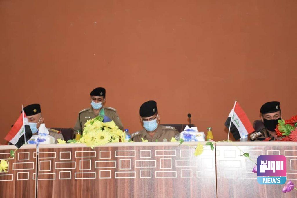 قائد شرطة صلاح الدين يعقد مؤتمرا موسعا لضباط القانونية في المديريات 4 FB IMG 1595950056484