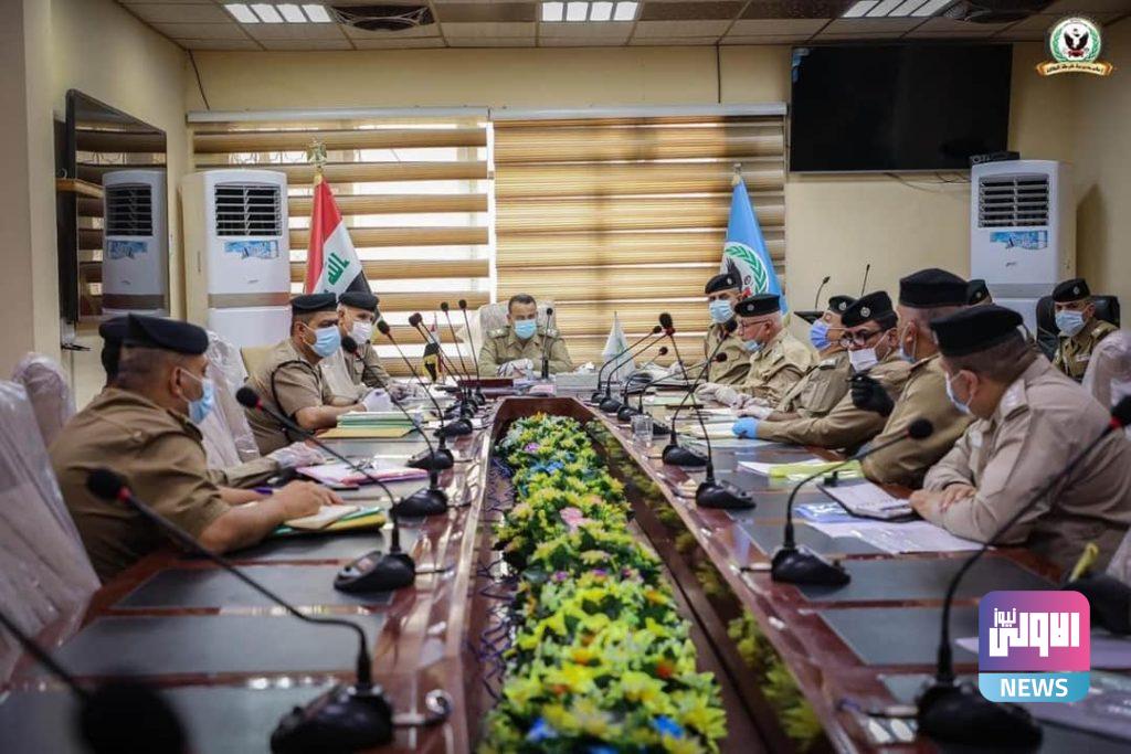 مدير عام شرطة الطاقة يعقد اجتماعاً لضباط مراكز شرطة نفط بغداد 4 FB IMG 1595970569587