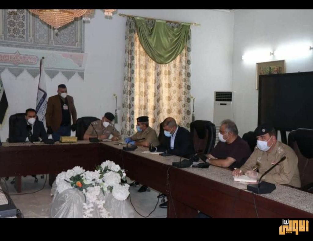 خلية الأزمة في بابل تعقد اجتماعا لتقييم الوضع الصحي العام في المحافظة 4 ٢٠٢٠٠٧٠١ ١١١٩١٢