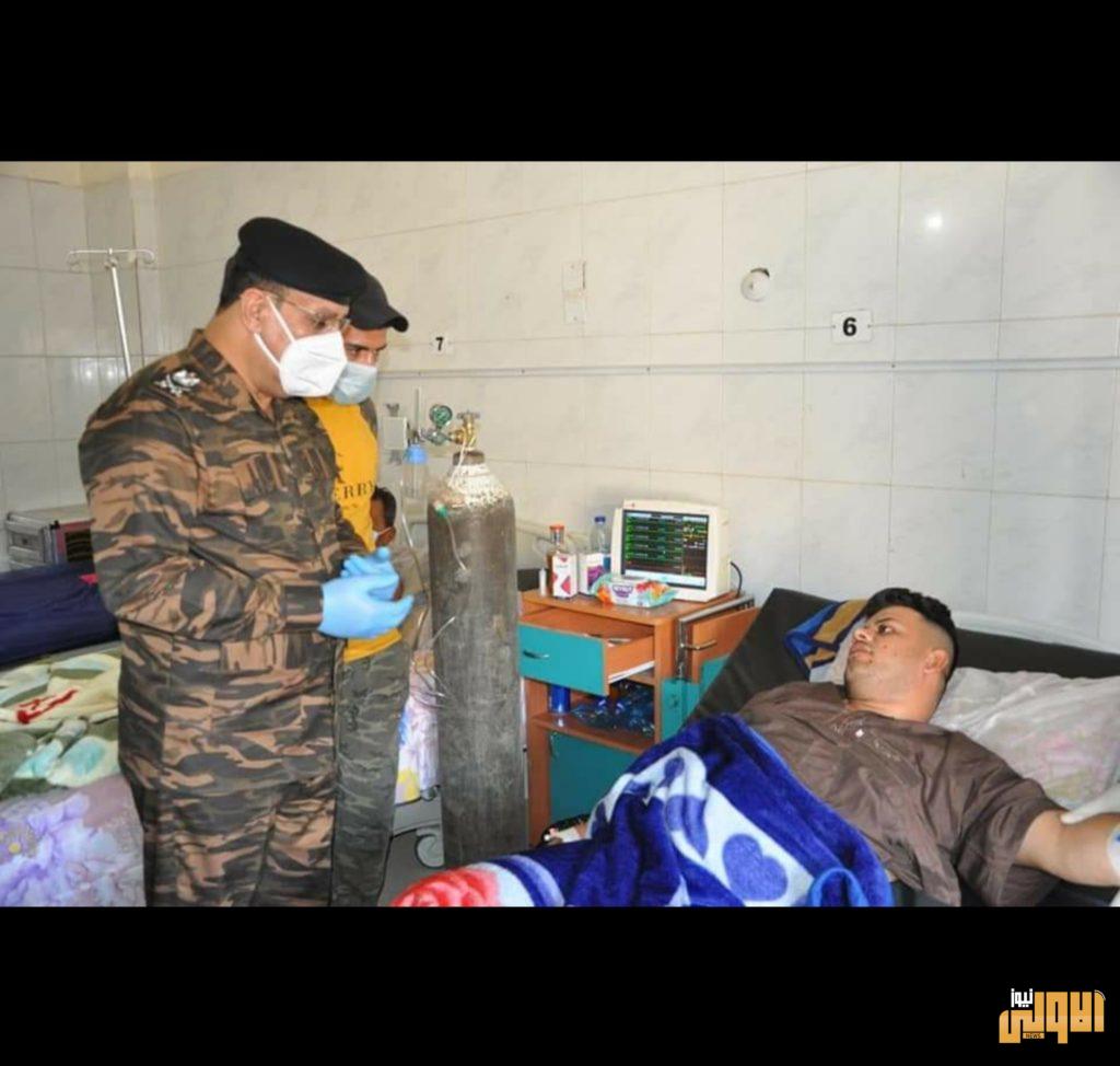 مدير شرطة ديالى يزور عوائل شهداء وجرحى التعرض الإرهابي في قرية المخيسة 10 ٢٠٢٠٠٧٠١ ١٧٥٦٣٩
