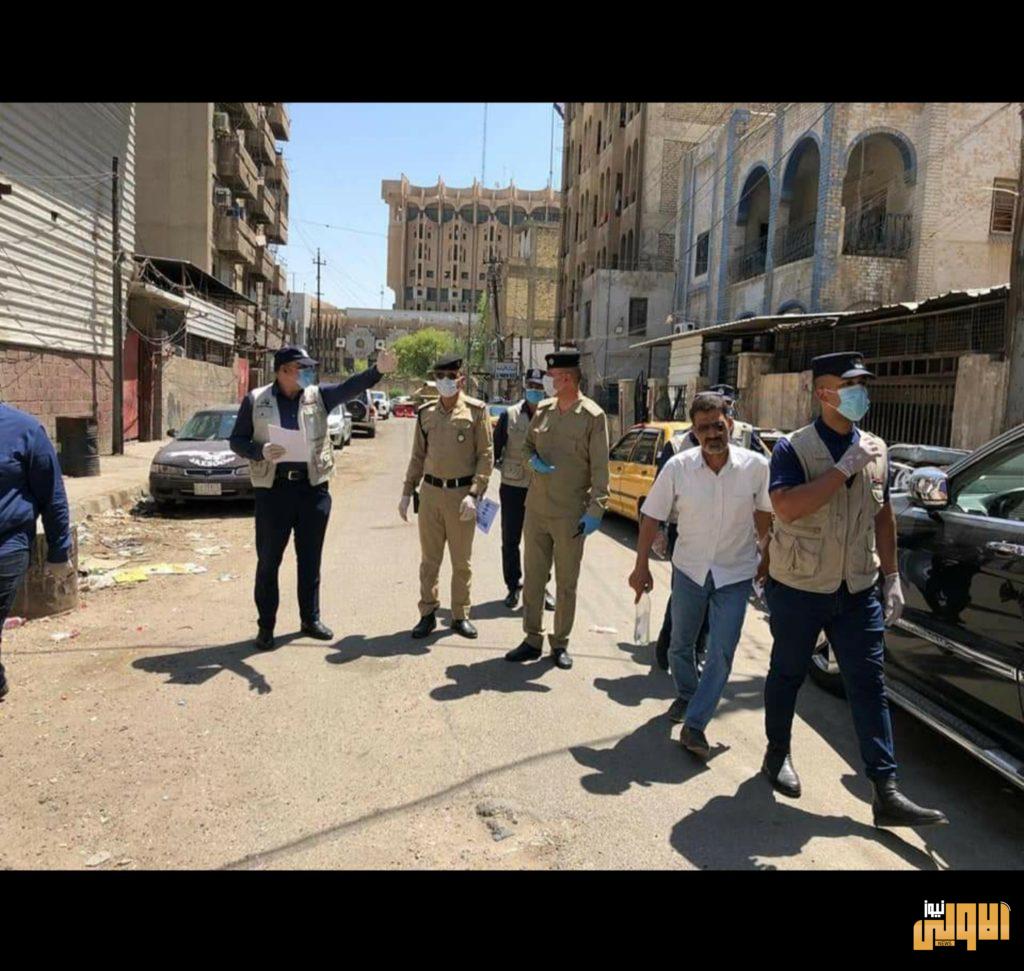 قسم التوجيه المعنوي يواصل تنفيذ حملات التوعية للوقاية من فايروس كورونا في بغداد 7 ٢٠٢٠٠٧٠١ ٢٢٣٣٤٤