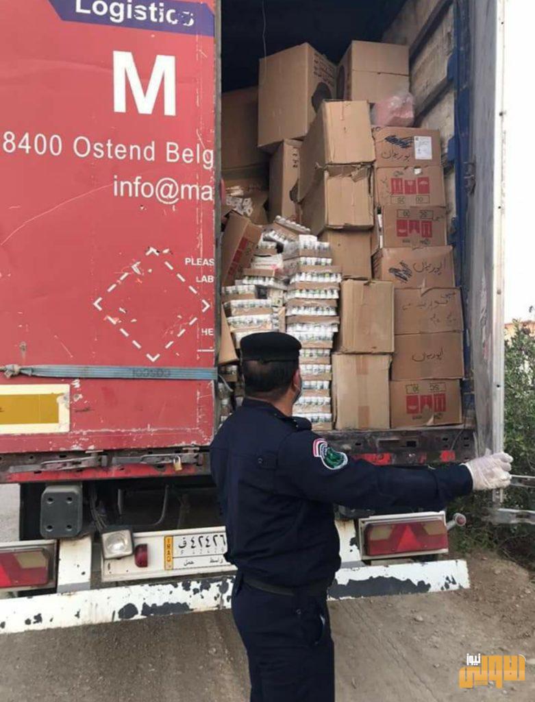 شرطة الكمارك ضبط عجلة محملة بالأدوية غير المرخصة 7 ٢٠٢٠٠٧٠٣ ١١٣٠٣٨