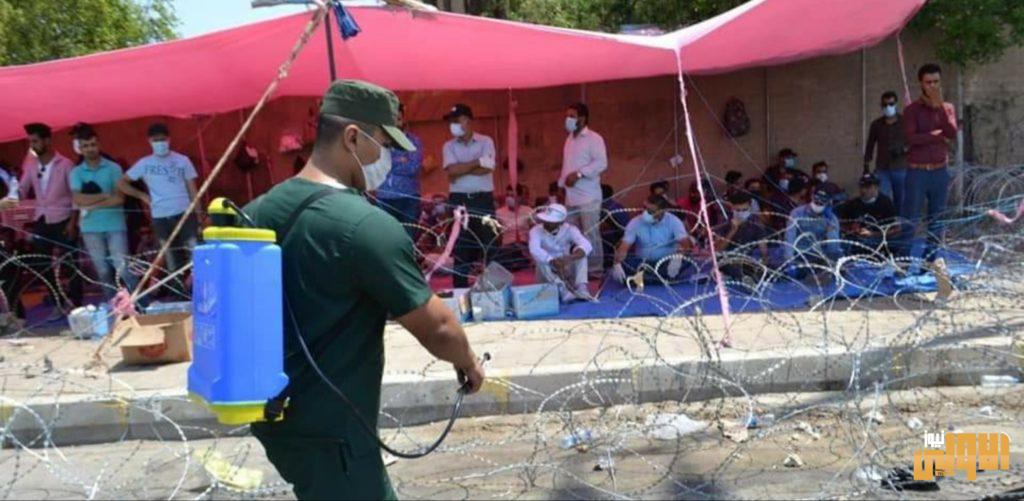 قيادة قوات حفظ القانون تواصل اجراءاتها بحماية المتظاهرين وتعفير ساحات الاحتجاج 4 ٢٠٢٠٠٧٠٦ ١١٠٩٠٣