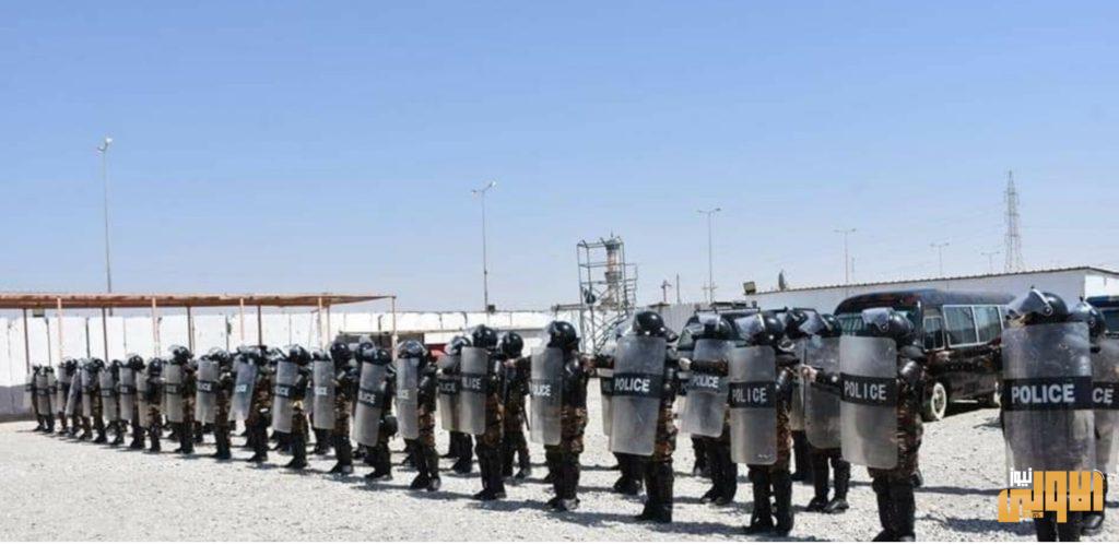 مدير شرطة واسط يتفقد السيطرات الخارجية ومقر فوج حفظ القانون 4 ٢٠٢٠٠٧٠٦ ١١١٤١٢