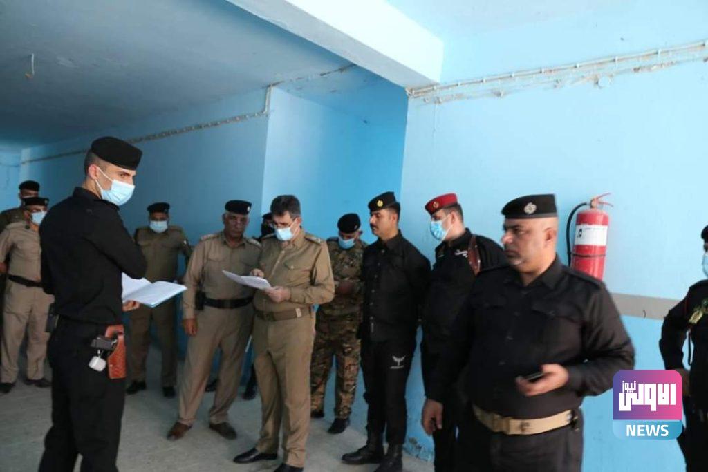 قائد شرطة النجف يقوم بزيارة تفتيشية لمركز شرطة ناحية القادسية 4 FB IMG 1596723743180 1