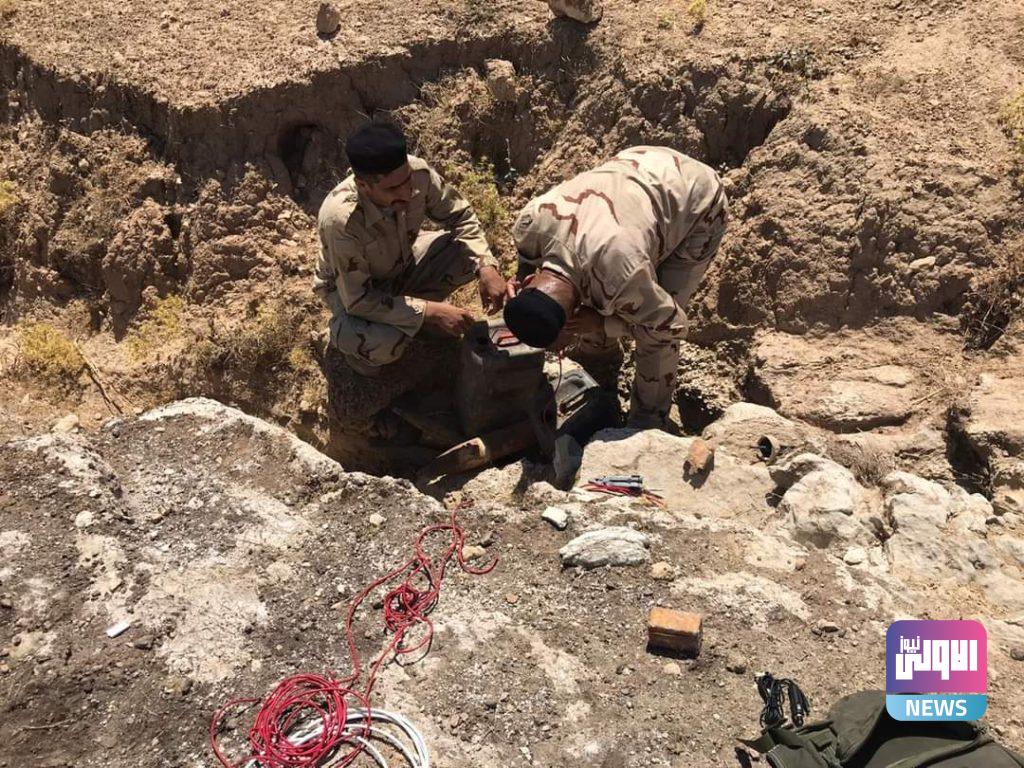 الفرقة ١٥ تعثر على كدس عتاد ومواد متفجرة من مخلفات داعش الإرهابي 4 FB IMG 1596991971981