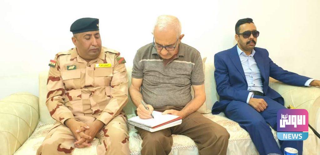 الفرقة المدرعة التاسعة تواصل زيارة عوائل الشهداء في محافظة بغداد 4 FB IMG 1598447243605