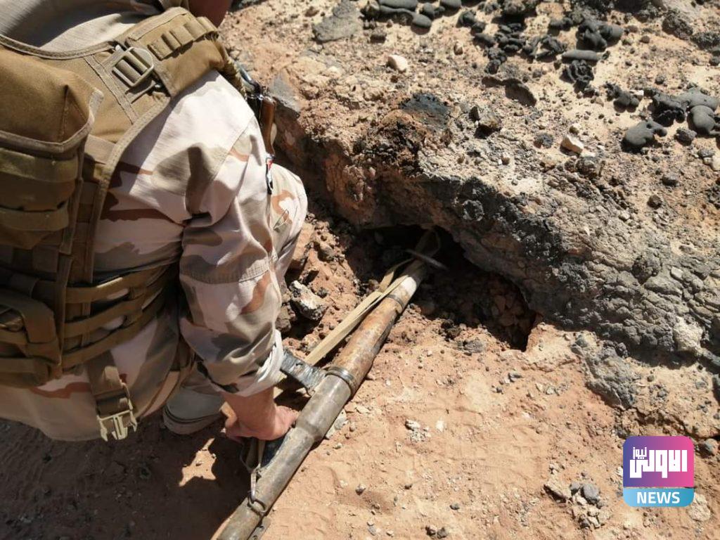 قيادة عمليات الانبار تعثر على عدد من العبوات الناسفة من مخلفات ارهابيي داعش 4 FB IMG 1598899700741