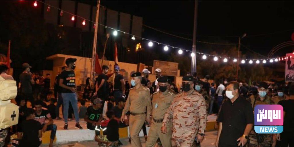 قائد شرطة الديوانية يتفقد القوات الأمنية المكلفة بتأمين الحماية للمواكب الحسينية 4 Screenshot ٢٠٢٠٠٨٢٦ ١١٤٩٣٦ Facebook