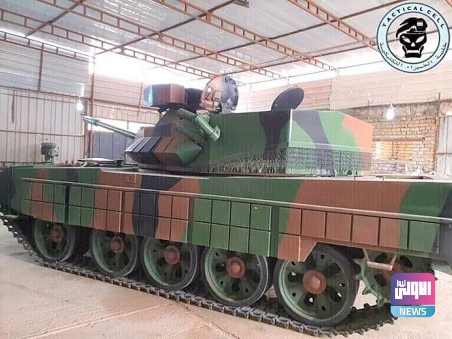 13692020Iraq unveils indigenous T 55 Al Kafil 1 MBT main battle tank 1