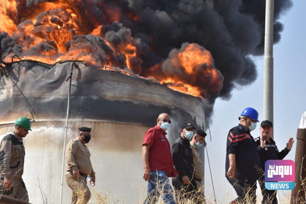 الدفاع المدني يستنفر طاقاته ويسخر إمكاناته لاسناد فرق النفط لاستيعاب والسيطرة على النيران في مصف القيارة 9 7392020b7d4bbcf 89b5 4153 ae7e 1b7203ba3571