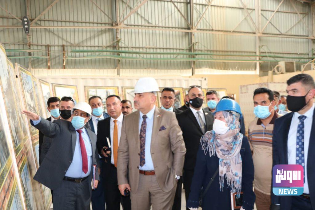 وزير الصناعة والمعادن يتفقد الشركة العامة لكبريت المشراق ومعامل السمنت الشمالية 18 D02C561E 5B85 4001 937A 5464004698AE