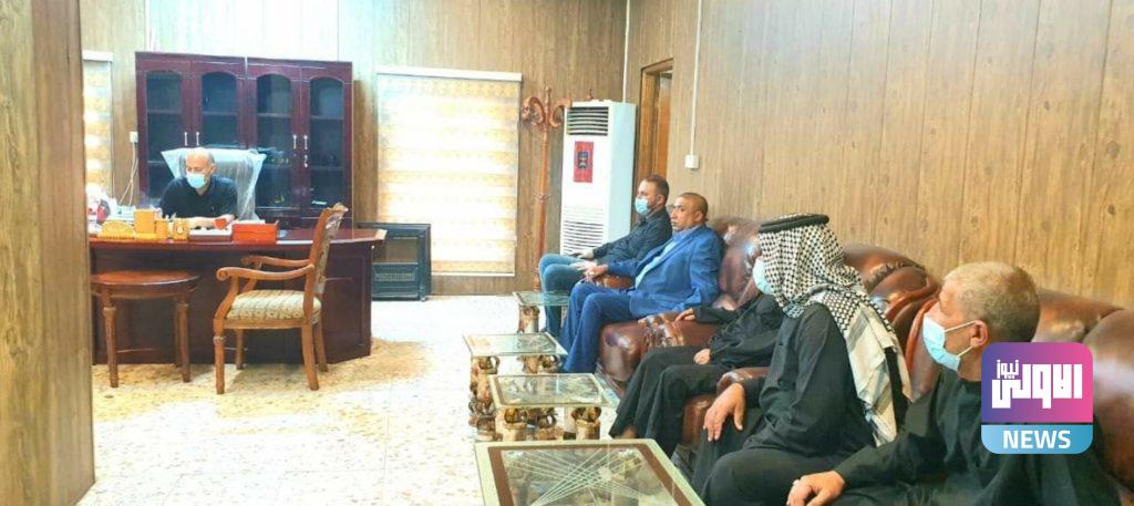 لجنة متابعة شؤون الشهداء و الجرحى في الفرقة (٩) تتابع توزيع الأراضي لعوائل الشهداء و الجرحى في محافظة ذي قار 4 Screenshot ٢٠٢٠٠٩٠٨ ١٤٣٠٢٩ Facebook 1