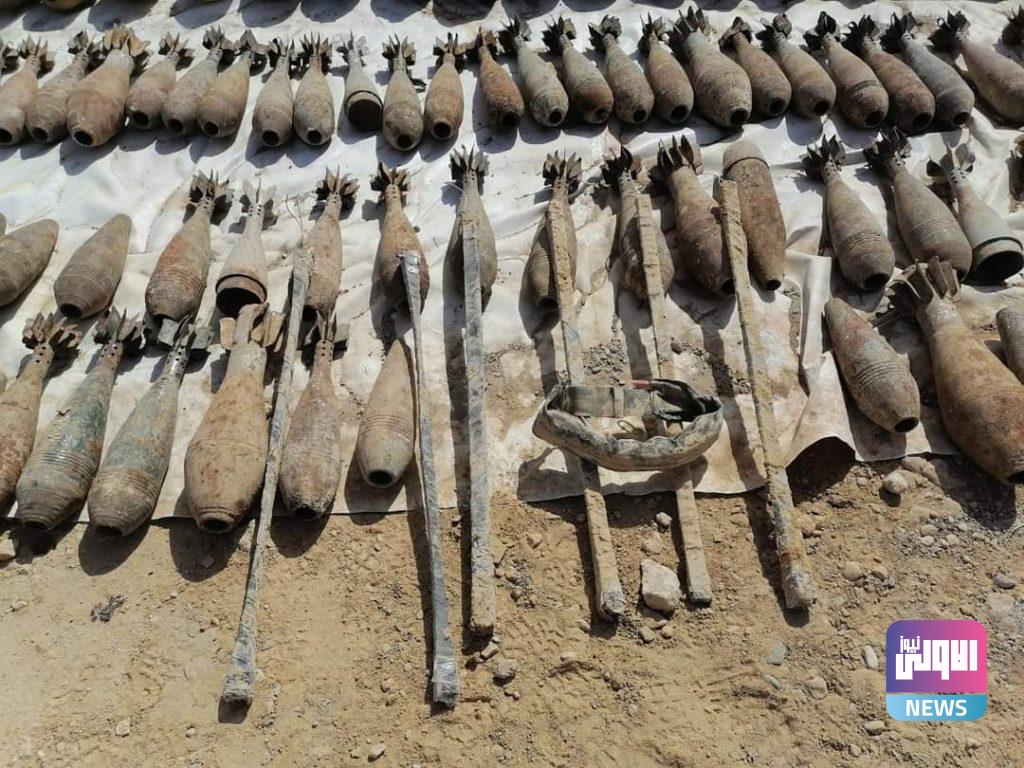 قيادة عمليات الجزيرة بالتنسيق مع الاستخبارات العسكرية تعثر على كدس من مخلفات ارهابيي داعش 7 FB IMG 1601557899921