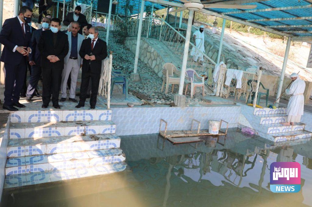 مستشار الأمن القومي قاسم الأعرجي يحضر تأدية طقوس الصابئة المندائيين على نهر دجلة 16 55FA0456 DE44 4CEC 9FD1 EB48B56CD89F